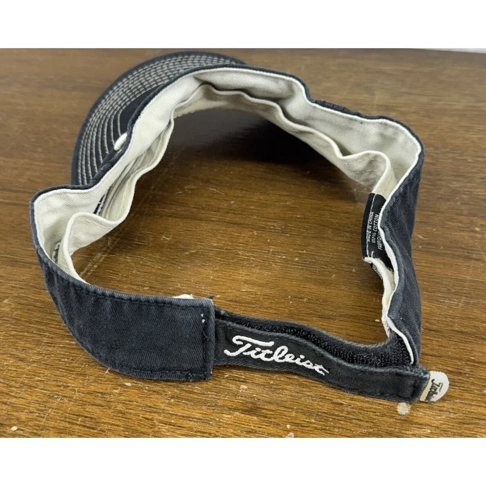 Titleist Low‎ Profile Golf Visor Black 100% Cotton